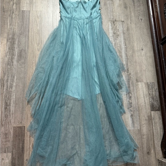 Ever Pretty Green Ruched Sundress Spaghetti Strap Prom wedding party